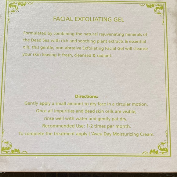 Skincare Laveu Facial Exfoliating Gel Poshmark
